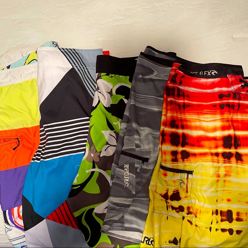 5 Mens swim •Rip curl •Maui and Sons and Quicksilver